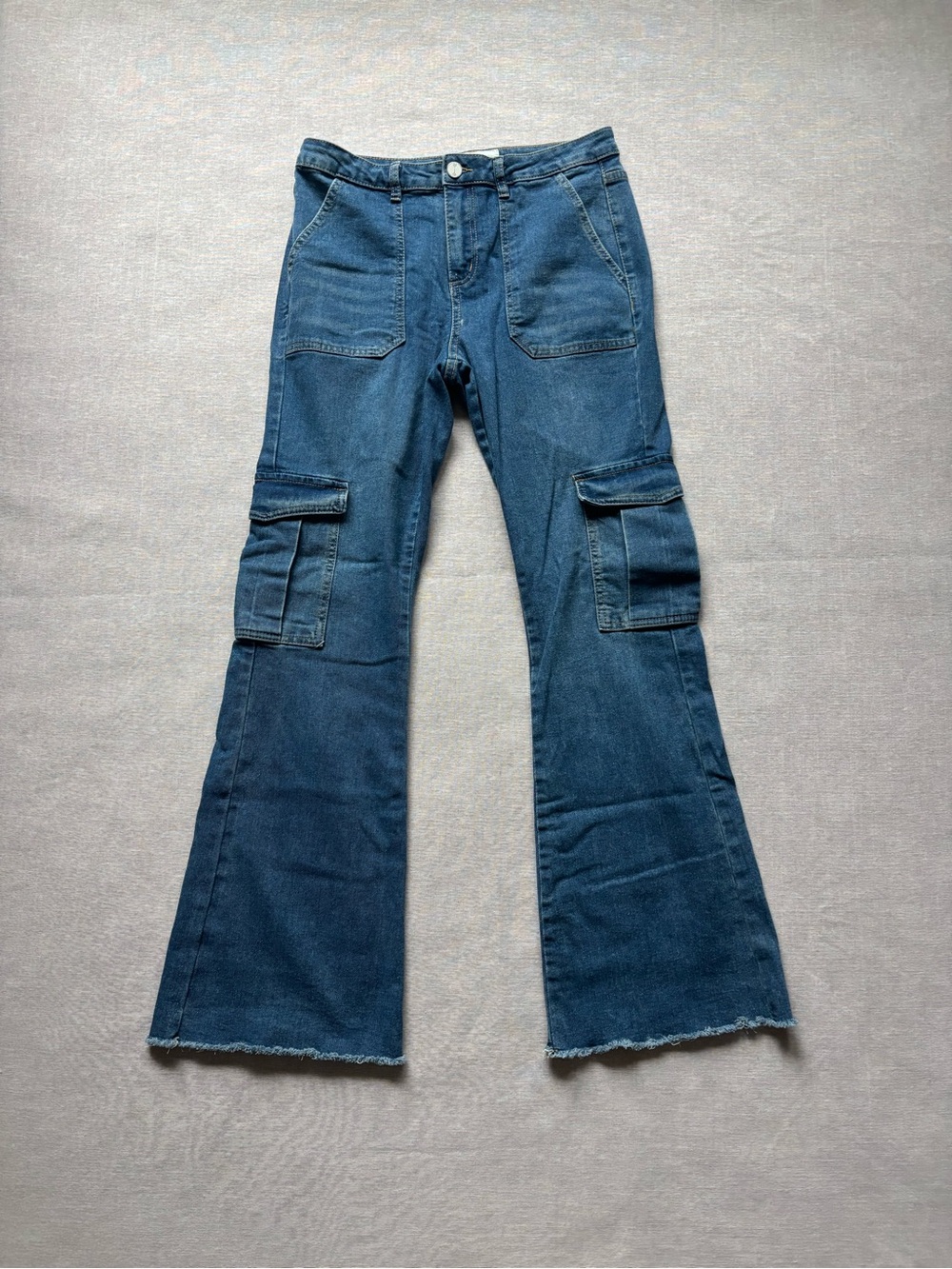 Banjara vintage Y2K bootcut flare utility denim jeans carpenter pants size 11/29